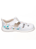 kmins Leren barefootschoenen wit/meerkleurig