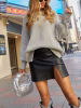 Milan Kiss Pullover in Grau