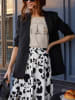 Milan Kiss Rok wit/zwart