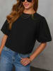 Milan Kiss Bluse in Schwarz