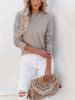 Milan Kiss Sweatshirt in Beige