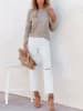 Milan Kiss Sweatshirt in Beige