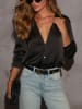 Milan Kiss Bluse in Schwarz