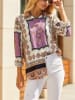Milan Kiss Blouse paars/crème