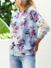 Milan Kiss Sweatshirt in Hellblau/ Lila