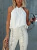 Milan Kiss Bluse in Weiß