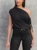 Milan Kiss Bluse in Schwarz