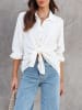Milan Kiss Bluse in Weiß