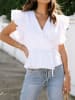Milan Kiss Bluse in Weiß