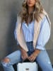 Milan Kiss Blouse lichtblauw/groen