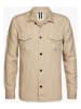 PROFUOMO Linnen blouse - regular fit - beige