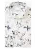 PROFUOMO Blouse - slim fit - wit/donkerblauw