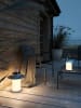 Nordlux Ledsolarlamp "Temple" zilverkleurig - (H)43 x Ø 31,3 cm
