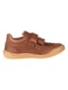 POM POM Leder-Sneakers in Braun