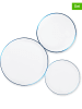 Trendy Kitchen by EXCÉLSA 18-delig tafelservies "Iconic" wit/blauw