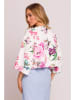 made of emotion Blouse wit/lichtroze/groen