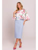 made of emotion Blouse wit/lichtroze/groen