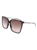 Hugo Boss Damen-Sonnenbrille in Braun-Silber/ Hellbraun
