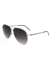 Hugo Boss Damen-Sonnenbrille in Silber/ Schwarz