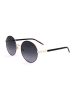 HUGO Damen-Sonnenbrille in Schwarz-Gold/ Dunkelblau