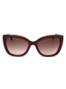 Longchamp Damen-Sonnenbrille in Rot/ Hellbraun