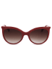 Longchamp Dameszonnebril rood/bruin