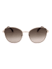 Longchamp Damen-Sonnenbrille in Gold/ Hellbraun