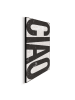 Orangewallz Gerahmter Kunstdruck "Black Ciao"