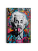 Orangewallz Ingelijste kunstdruk "Einstein Tongue"