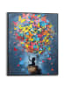 Orangewallz Druk artystyczny "Balloon Kid" w ramce