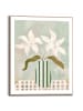 Orangewallz Druk artystyczny "Green Flower Setting" w ramce