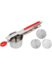 Arthur Martin Kartoffelpresse in Silber/ Rot - (L)32,5 cm