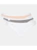 Sloggi 3er-Set: Slips in Weiß/ Grau/ Beige