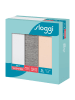 Sloggi 3er-Set: Slips in Weiß/ Grau/ Beige
