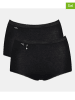 Sloggi 2er Set: Pantys in Schwarz