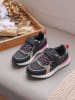 Rock & Joy Sneakers in Schwarz/ Fuchsia