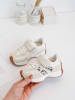 Rock & Joy Sneakers wit/beige/bruin
