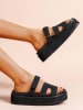 Foreverfolie Slippers zwart