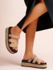 Foreverfolie Pantoletten in Beige