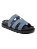Foreverfolie Pantoletten in Hellblau