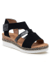 Foreverfolie Sleehaksandalen zwart