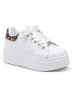Foreverfolie Sneakers wit/bruin