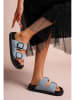 Foreverfolie Slippers lichtblauw