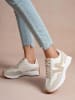 Foreverfolie Sneakers in Beige/ Weiß