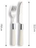 Echtwerk 16tlg. Besteck-Set "Bistro" in Creme