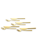 Echtwerk 8tlg. Pizzabesteck-Set "Bari" in Gold