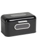 Echtwerk Brotkasten in Schwarz - (B)30 x (H)16,5 x (T)20 cm