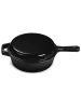 Echtwerk 2tlg. Set: Topf mit Deckel in Schwarz - Ø 26,5 cm