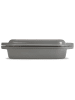 Echtwerk 2tlg. Universalbräter mit Deckel in Grau - (B)25,5 x (H)31 x (T)5 cm