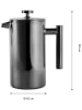 Echtwerk Kaffeepresse in Schwarz - 800 ml
